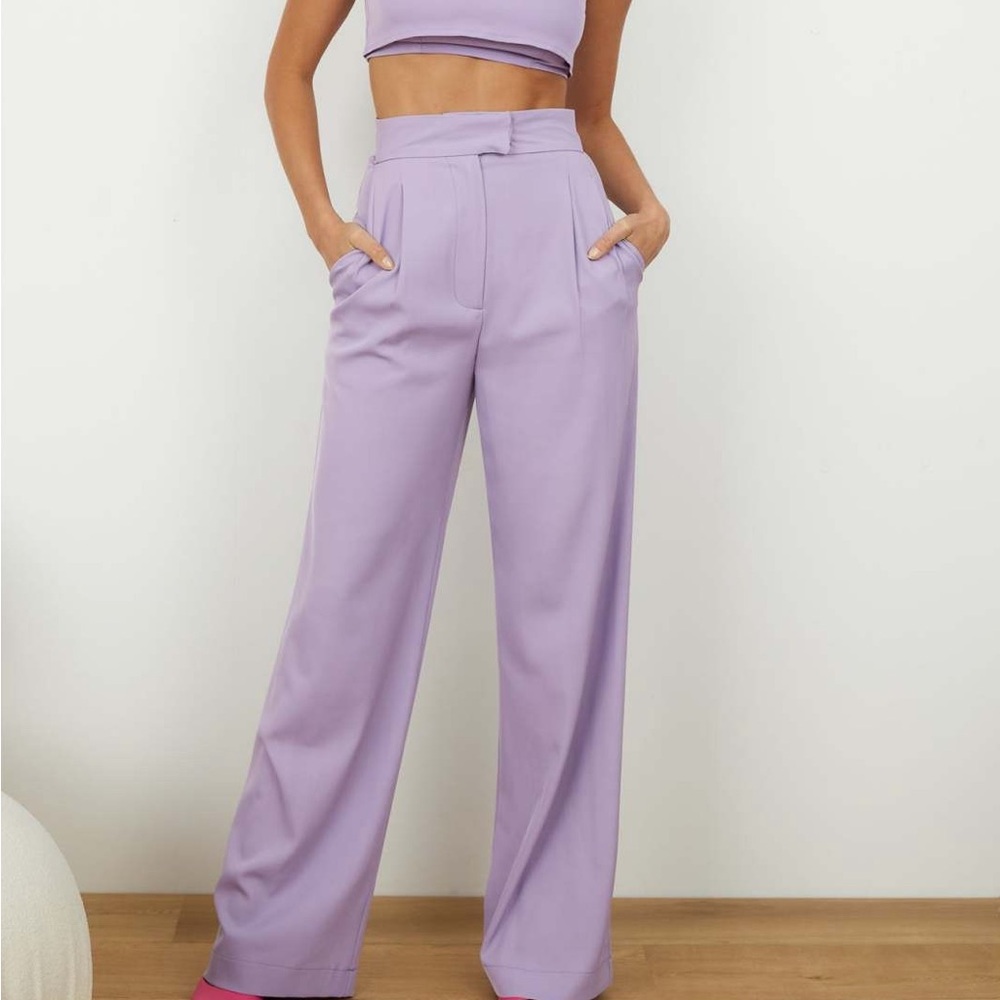 Hello Molly Lilac Trousers XS
